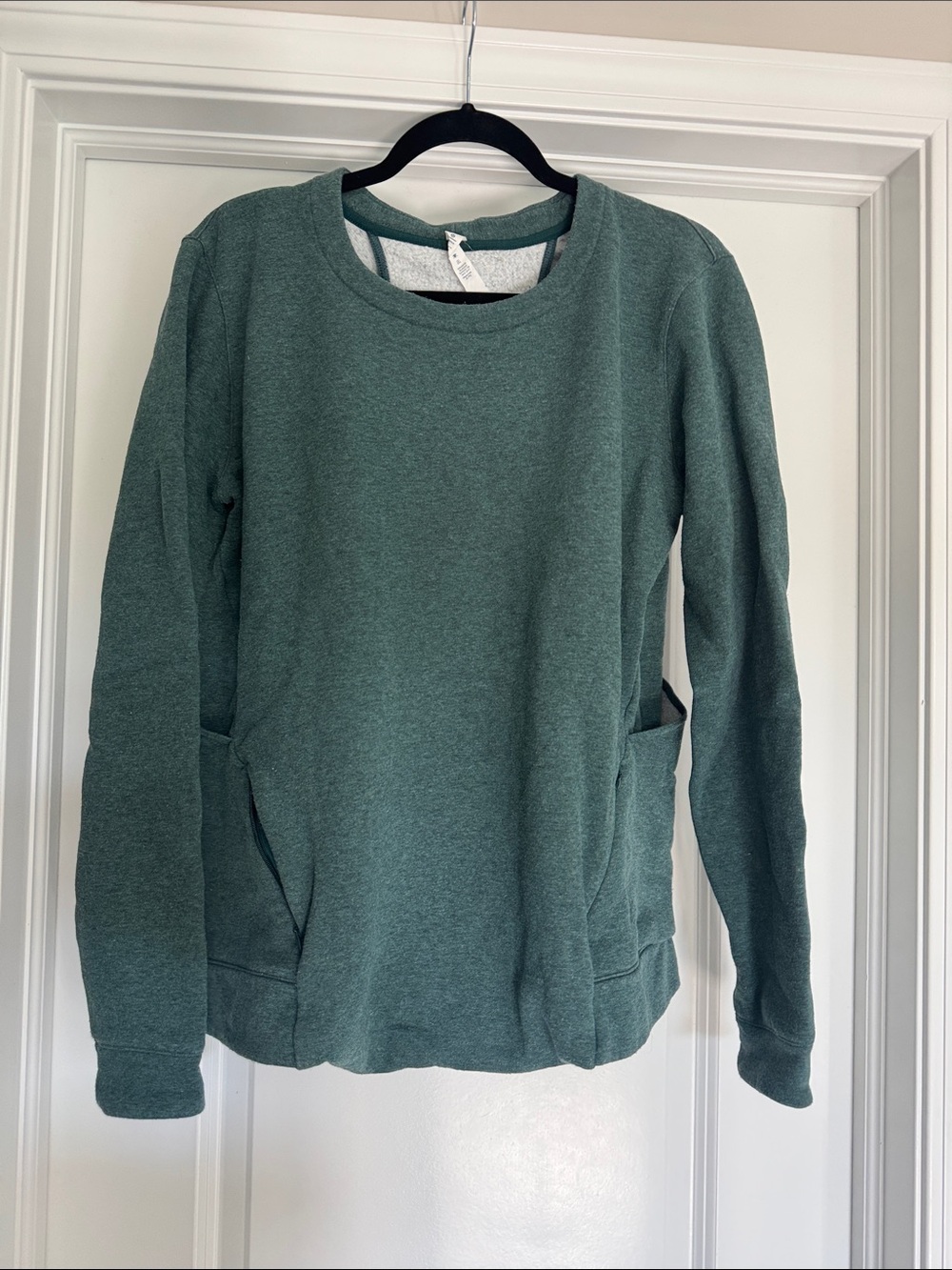 Lululemon Cozy Crewneck Pullover Sweater - blue/Green